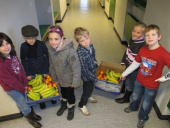 Heckenfrühstück der Klassen 2a und 2b